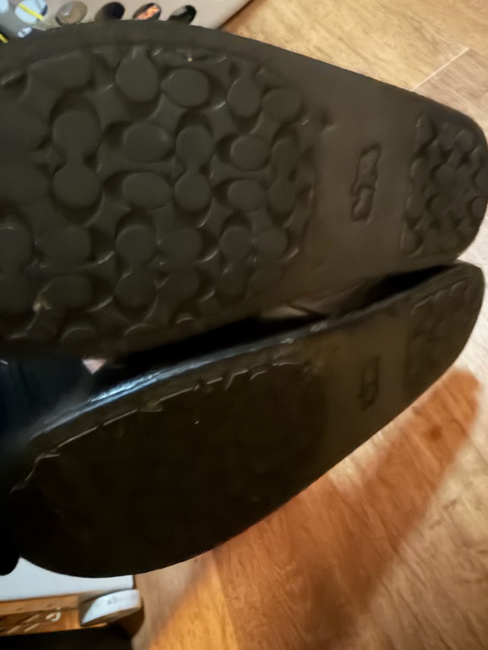 Coach womens black Slide Sandals - Picture 7 of 8